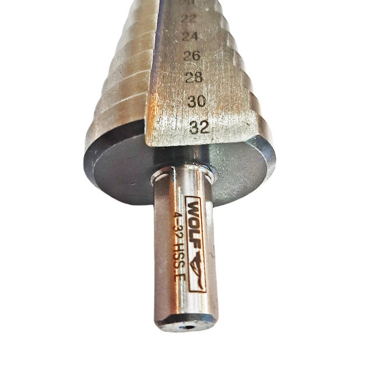 مته کاجی ولف مدل HSS-E سایز 4-32 میلیمتر