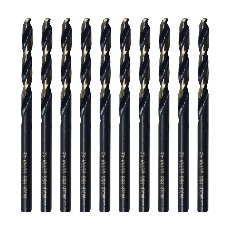 مته آهن ولف مدل اولترا کد YP-04.5MM سایز 4.5 میلی متر مجموعه 10 عددی